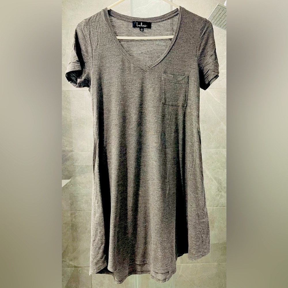 Women’s LuLu’s Pocket T-Shirt Dress - Size: Medium